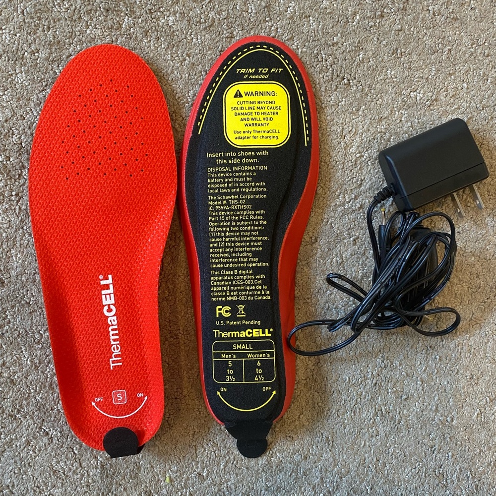 Thermacell electric boot warmers